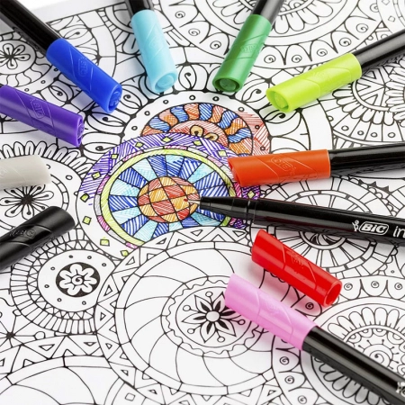 Caneta hidrográfica ultra fina Intensity 0.4mm Verde Pastel - Bic