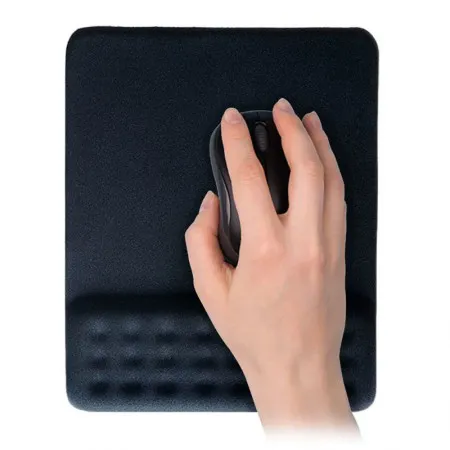 Mouse pad com apoio em gel Preto dot AC365 - Multi