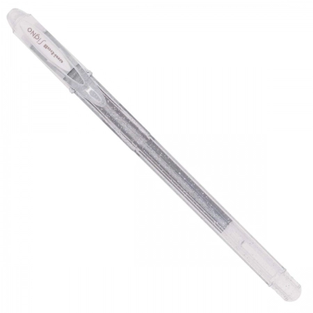 Caneta gel Sparkling Signo 0.7mm UM-120SP - Prata - Uni-Ball