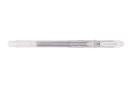 Caneta gel Sparkling Signo 0.7mm UM-120SP - Prata - Uni-Ball