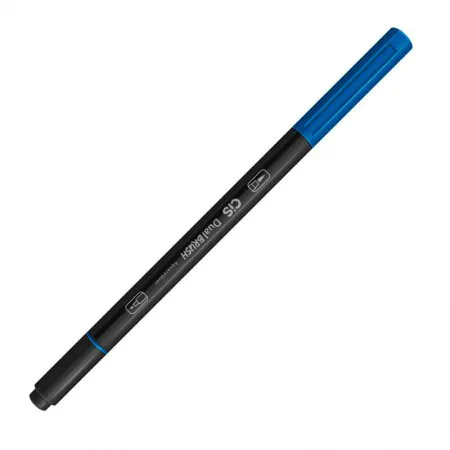 Caneta Pincel dual Brush Aquarelável - (05) - Azul Royal - Cis