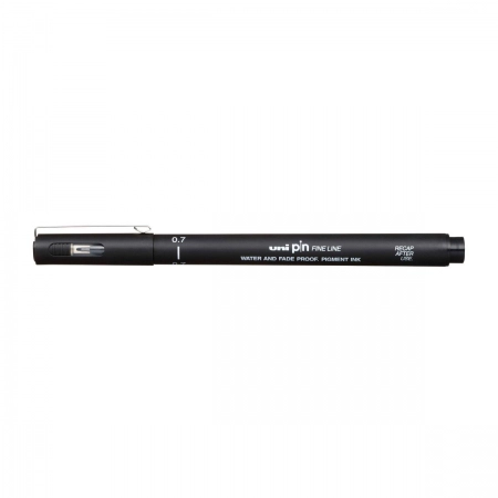 Caneta Nankin Uni Pin fine line 0.7 - Preto - Mitsubishi