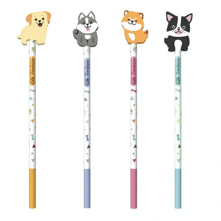 Lápis preto fantasia Pets - unidade - Cis