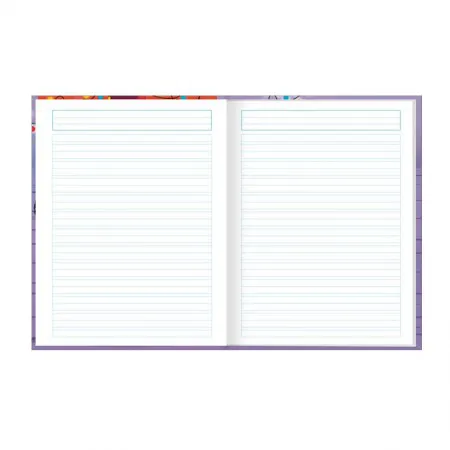 Caderno brochura capa dura caligrafia 40 folhas Sapeca Feminino - Tilibra
