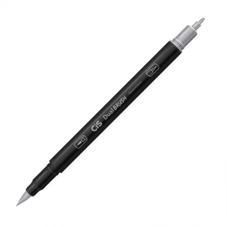 Caneta Pincel dual Brush Aquarelável - (03) - Cinza - Cis