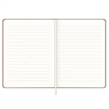 Caderneta capa dura pautada 1/8 Fitto 80 folhas Cambridge Café - Tilibra