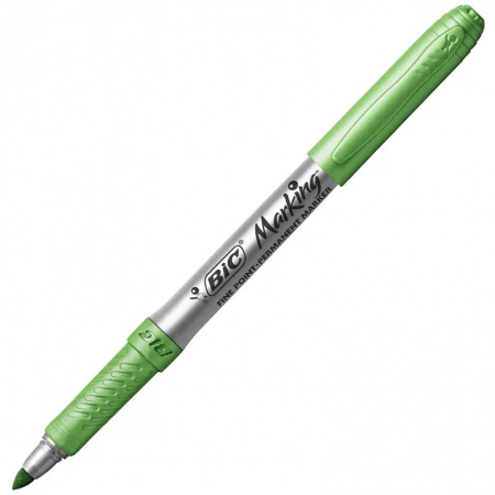 Pincel marcador permanente Marking Verde Metálico 971156 - Bic