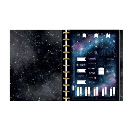 Caderno universitário Tilidisco 10x1 160 folhas Magic - Tilibra