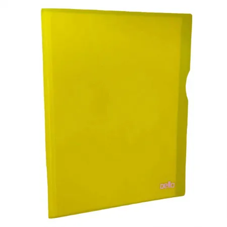 Pasta catálogo A4 amarelo com 30 plásticos 6036.A - Dello