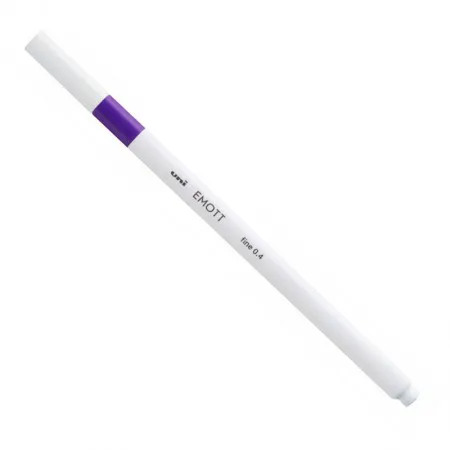 Caneta hidrográfica Emott fine 0.4mm PEMSY11 - Roxo - Uni-ball