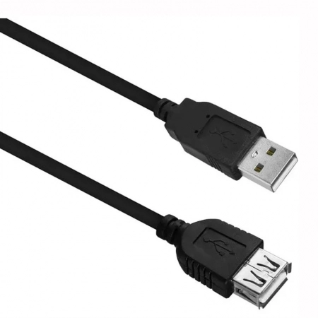 Cabo USB-A macho para fêmea 2.0 1,8m - Roxline