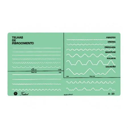 Gabarito arquitetura cobertura A-20 - Trident