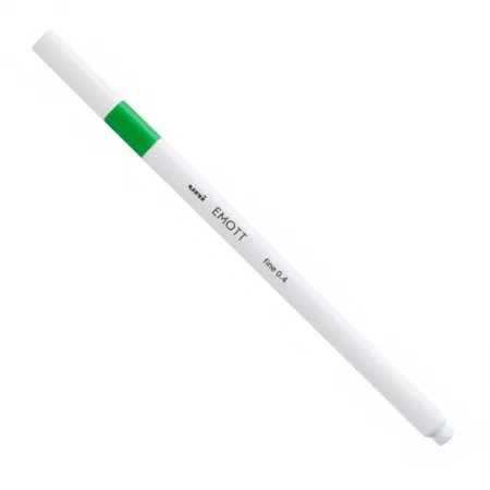 Caneta hidrográfica Emott fine 0.4mm PEMSY6 - Verde - Uni-ball