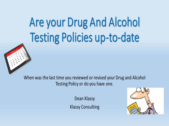 Are Your Drug and Alcohol Testing Policies Up-to-Date?