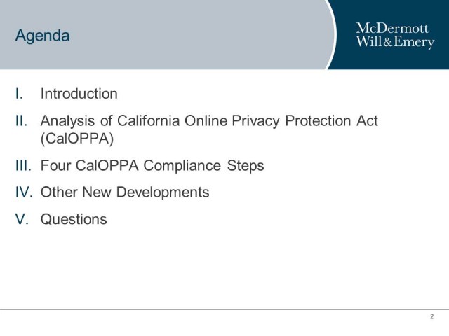 Track Me, Track Me Not: Complying with California's Do Not Track Disclosure Requirements