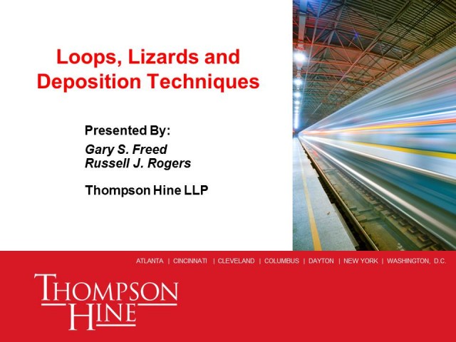 Loops, Lizards and Deposition Techniques