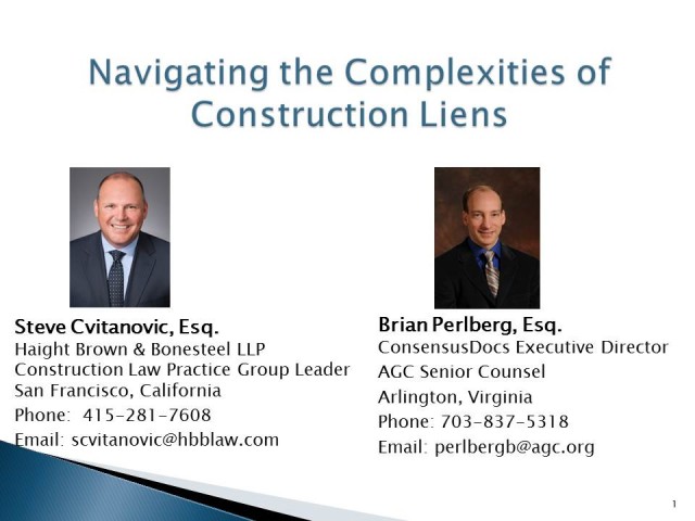 Navigating the Complexities of Construction Liens