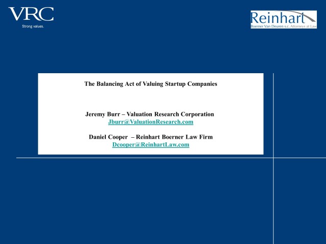The Balancing Act of Valuing Startup Companies