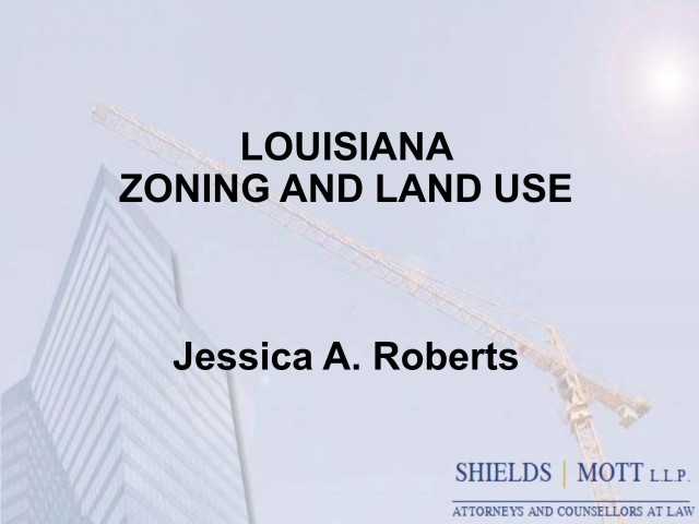 Louisiana Zoning and Land Use