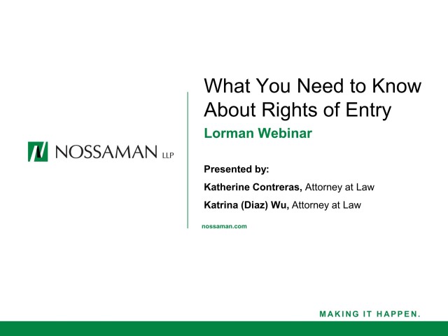 What You Need to Know About Rights of Entry