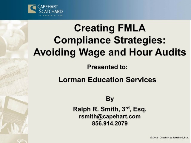 wage and hour audits slide deck