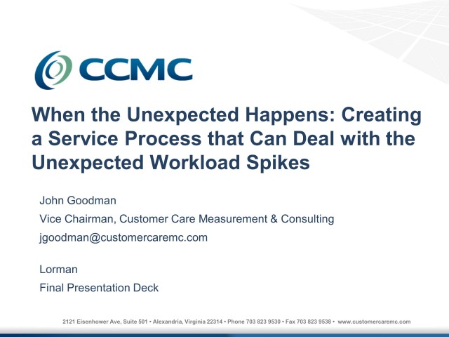 Creating a Service System That's Ready When Unexpected Problems Arise