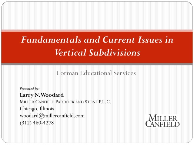 Fundamentals and Current Issues in Vertical Subdivisions