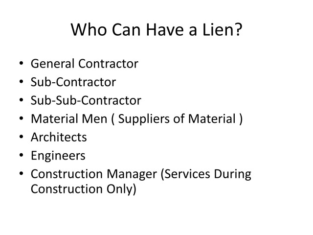 Filing a Mechanics Lien in Illinois