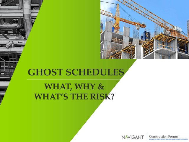 Construction Ghost Schedules - Does Your Project Have Ghosts?