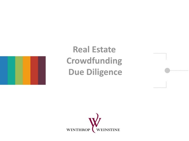 Real Estate Crowdfunding Due Diligence
