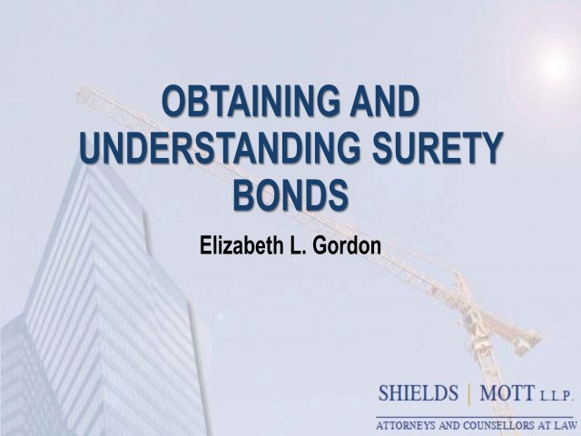 Obtaining Surety Bonds for Construction Projects