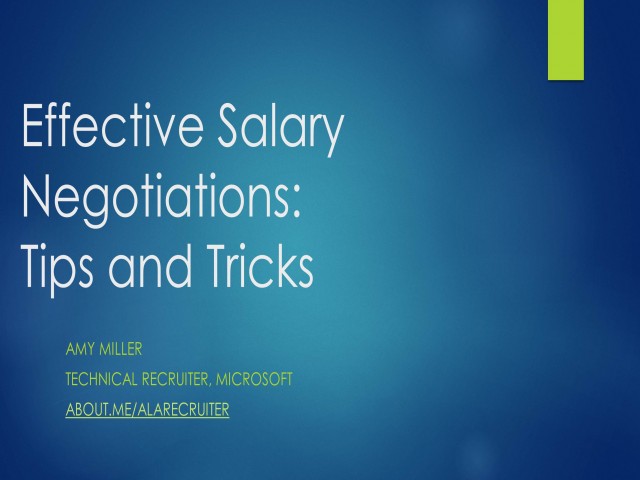 Effective Salary Negotiation: Tips and Tricks