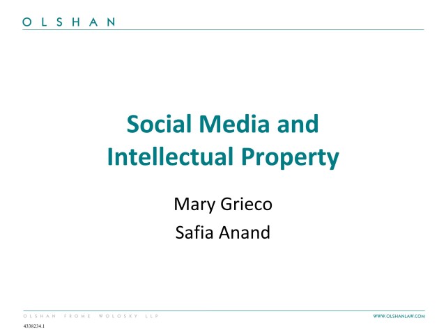 Navigating the Challenges of Intellectual Property Rights and Social Media