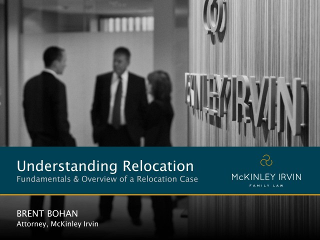 Relocation Issues in Divorce Cases