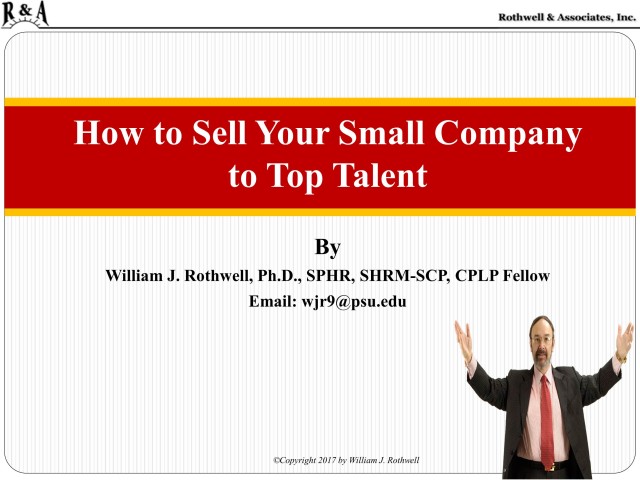 How to Sell Your Small Company to Top Talent