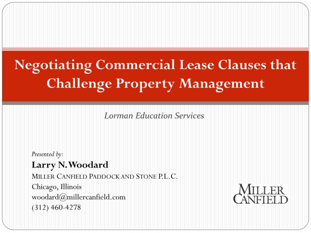 Negotiating Commercial Lease Terms That Challenge Property Management