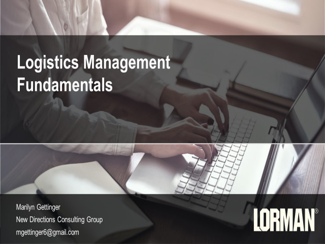 Logistics Management Fundamentals