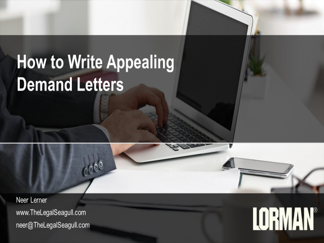 How to Write Appealing Demand Letters