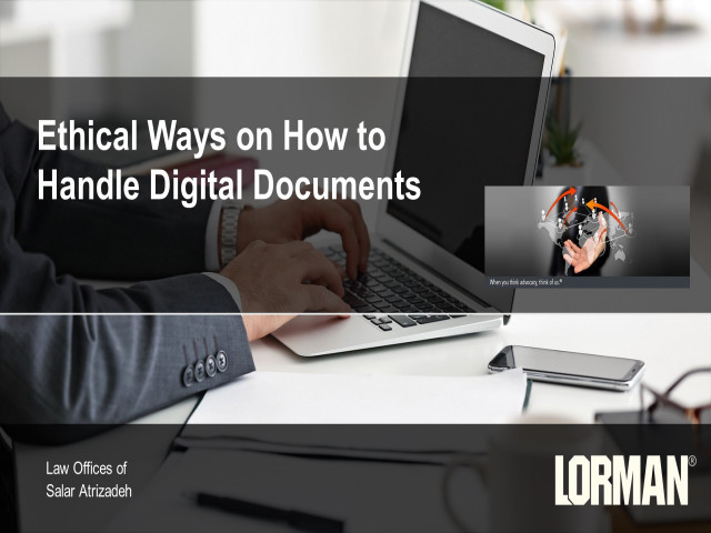 Ethical Ways on How to Handle Digital Documents