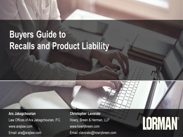 Buyers Guide to Recalls and Product Liability