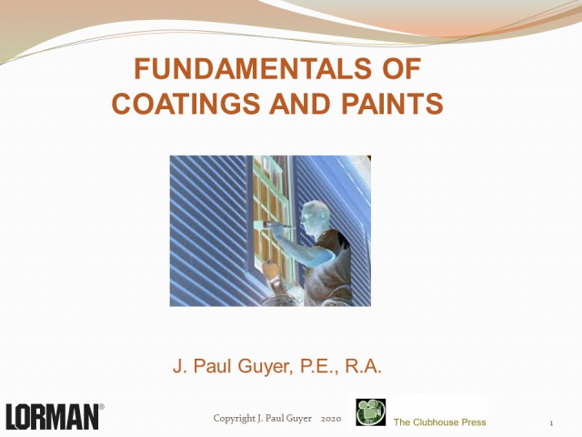 Fundamentals of Coatings and Paints