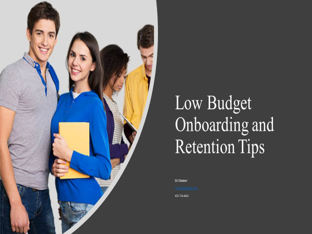 Low Budget Onboarding and Retention Tips