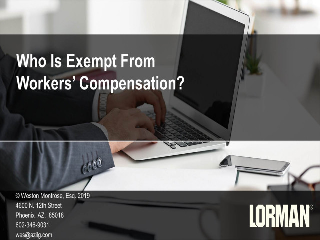 Who is Exempt from Workers Compensation?