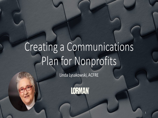 Creating a Communications Plan for Nonprofits