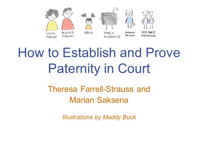 How to Establish and Prove Paternity in Court