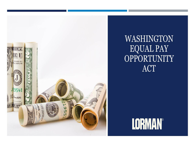 Washington's Equal Pay and Opportunities Act Update