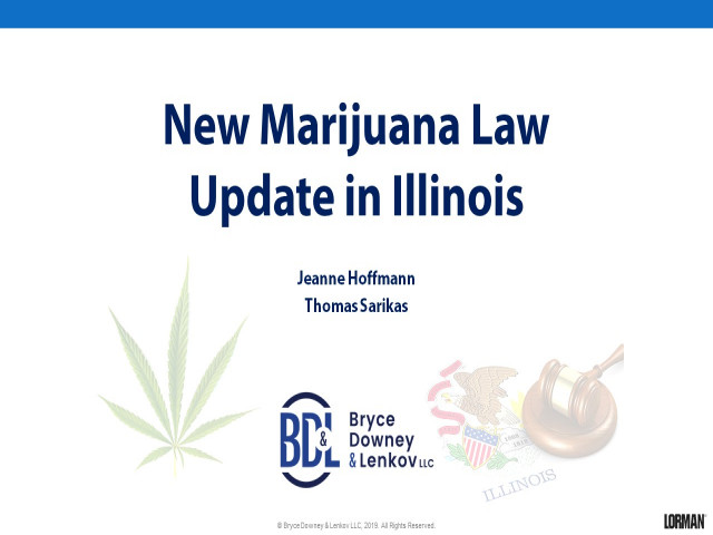 New Marijuana Law Update in Illinois