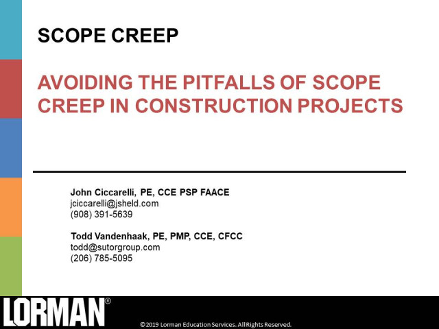 Avoiding the Pitfalls of Scope Creep on Construction Projects