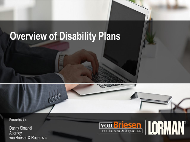 Overview of Disability Plans