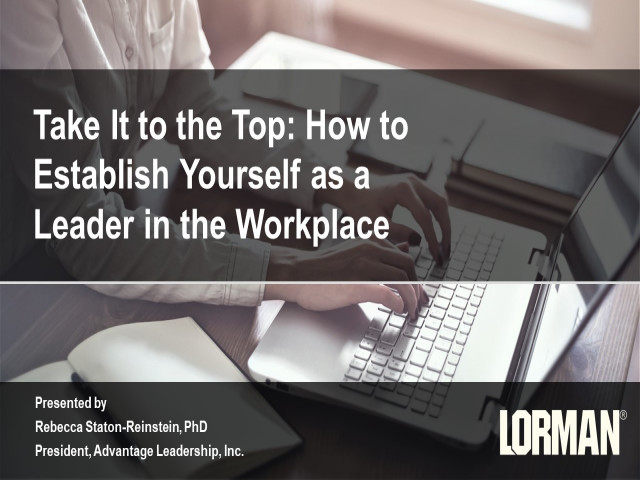 How to Establish Yourself as a Leader in the Workplace